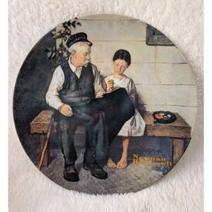 1979 Norman Rockwell Collector's Plate The Lighthouse‎ Keeper's Daughter Knowles